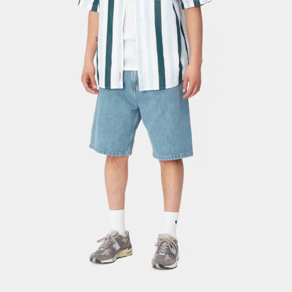 CARHARTT WIP Brandon Short - Blue Stone Bleached