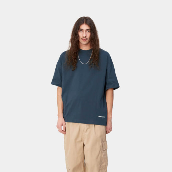 CARHARTT WIP Link Script Tee – Blue