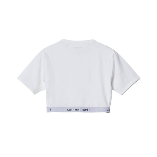 CARHARTT WIP Wmns Script Crop Top - White