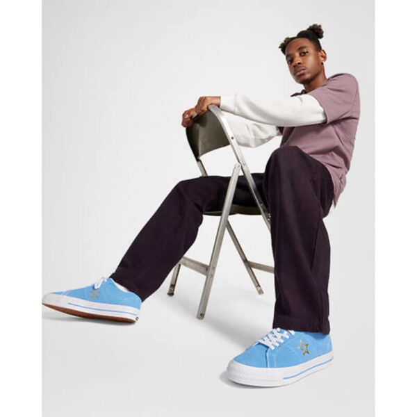 One Star Pro Suede - Light Blue / White / Gold
