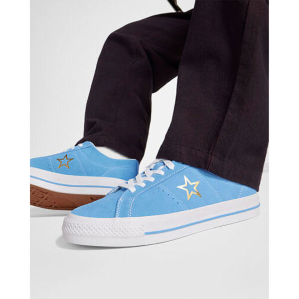 One Star Pro Suede - Light Blue / White / Gold