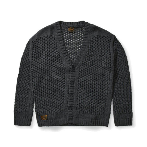 FUCT Drop Stitch Cardigan - Dark Grey