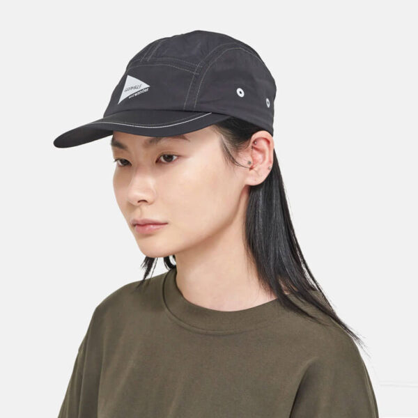 GRAMICCI x AND WANDER Patchwork Wind Cap - Black