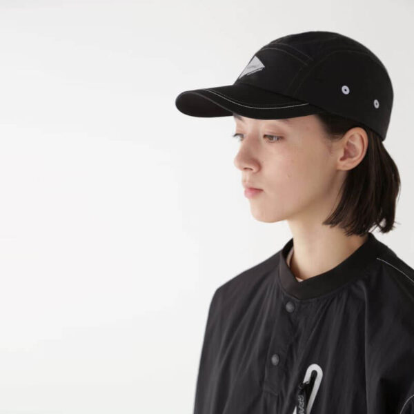 GRAMICCI x AND WANDER Patchwork Wind Cap - Black