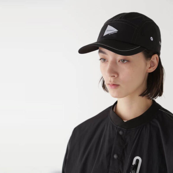 GRAMICCI x AND WANDER Patchwork Wind Cap - Black