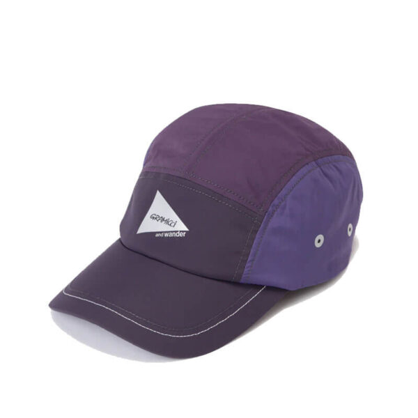 GRAMICCI x AND WANDER Patchwork Wind Cap - Multi Purple