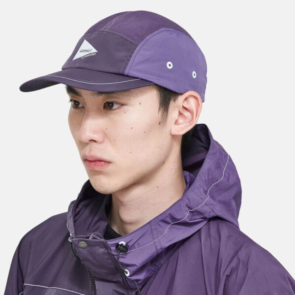 GRAMICCI x AND WANDER Patchwork Wind Cap - Multi Purple