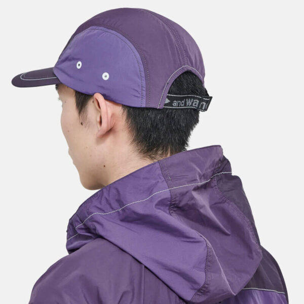 GRAMICCI x AND WANDER Patchwork Wind Cap - Multi Purple