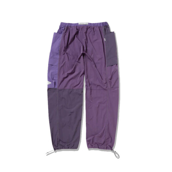 GRAMICCI x AND WANDER Patchwork Wind Pant - Multi Purple