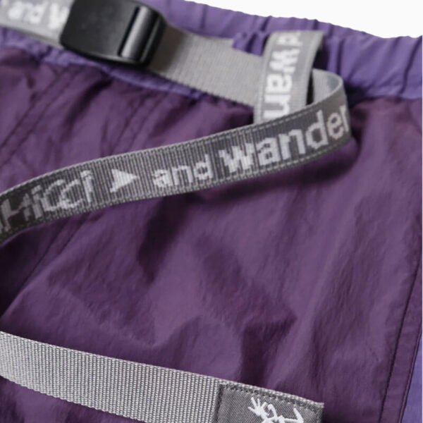 GRAMICCI x AND WANDER Patchwork Wind Pant - Multi Purple