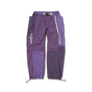 GRAMICCI x AND WANDER Patchwork Wind Pant - Multi Purple