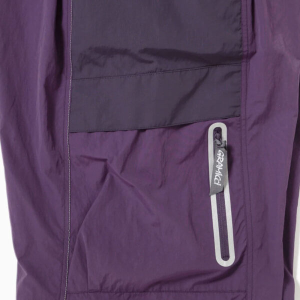 GRAMICCI x AND WANDER Patchwork Wind Pant - Multi Purple