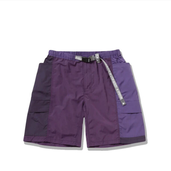 GRAMICCI x AND WANDER Patchwork Wind Short - Multi Purple