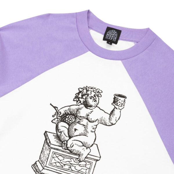 HERESY Bacchus LS Tee - Lavender / White