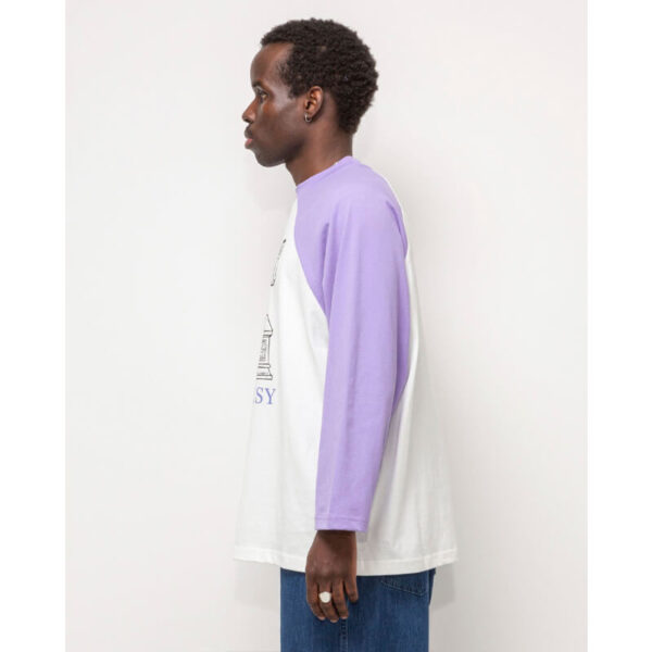 HERESY Bacchus LS Tee - Lavender / White