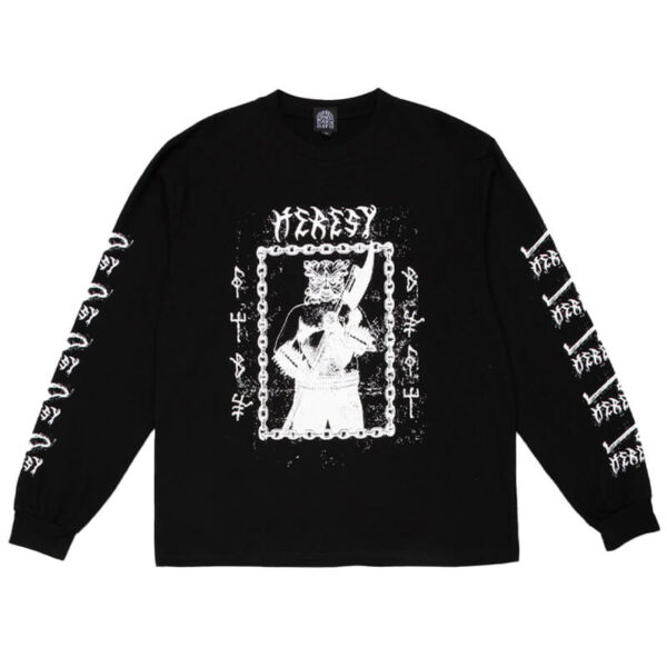 HERESY Heavy LS Tee - Black