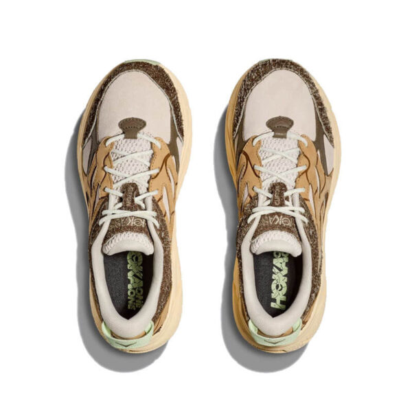 HOKA Clifton L Suede - Oat Milk / Pollen