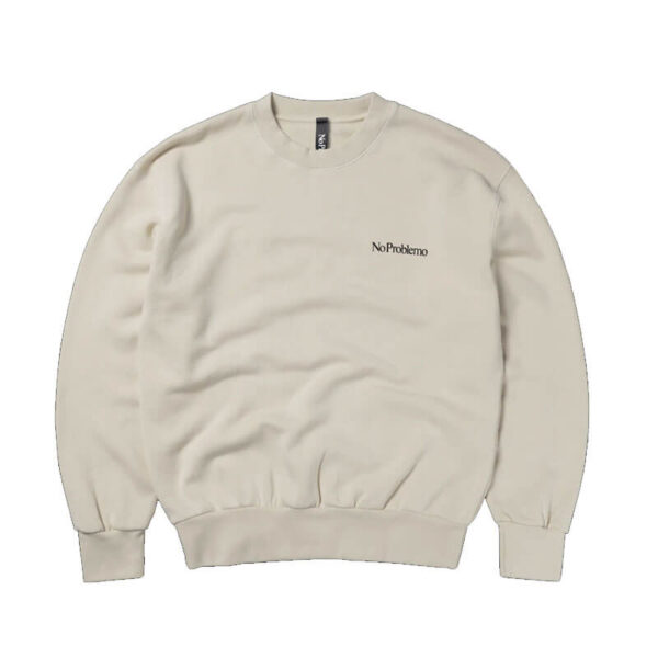 No-Problemo-Mini-Problemo-Sweatshirt-Ecru