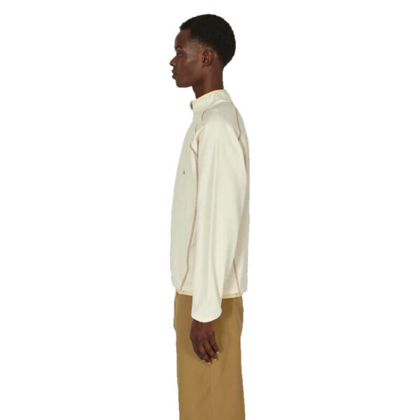 Jersey Half Zip - Ecru