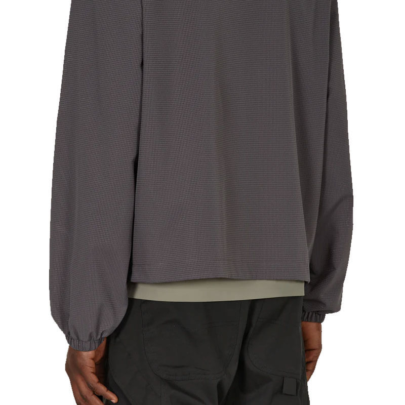 Perforated Shirt in Graphite