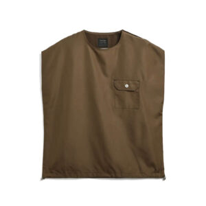 TAION-Military-Sleeveless-Top-Light-Brown