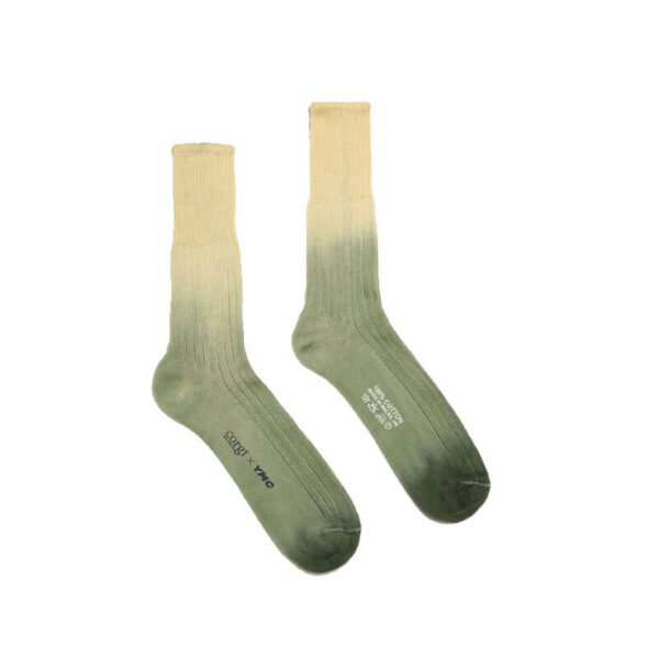 YMC Dip Dye Socks - Green