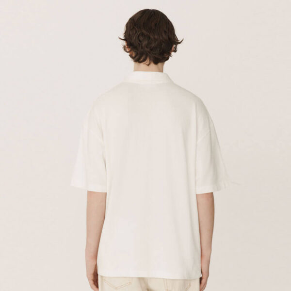 YMC Earth Polo Tee - White