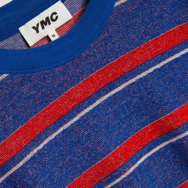 YMC Frat Boy Sweatshirt - Blue / Red / White