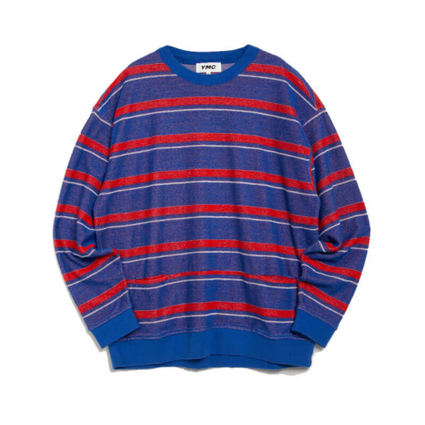 YMC Frat Boy Sweatshirt - Blue / Red / White