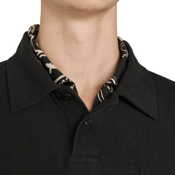 YMC Ivy Polo Tee - Black