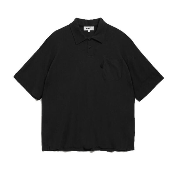 YMC Ivy Polo Tee - Black