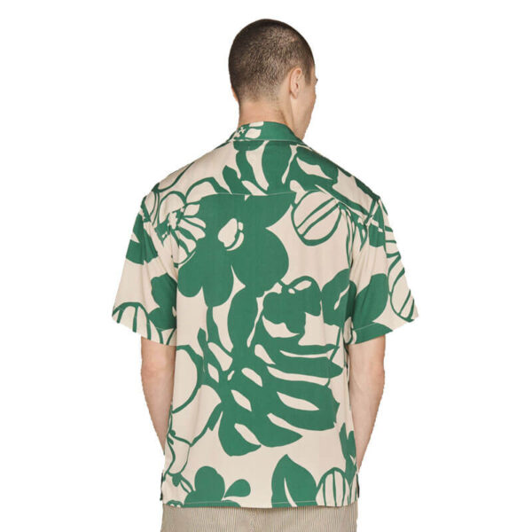 YMC Mitchum Shirt - Ecru / Green