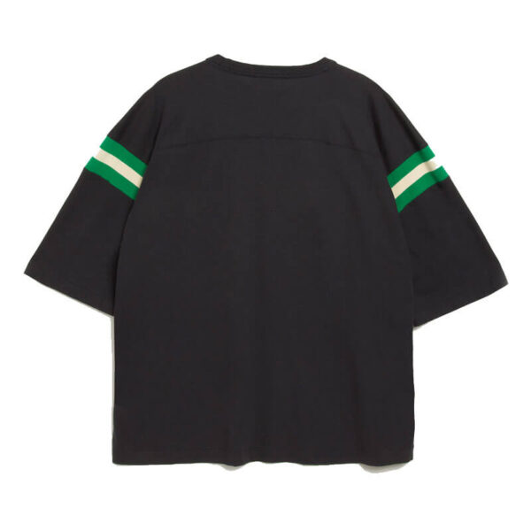 YMC Skate Tee - Black / Green / Ecru