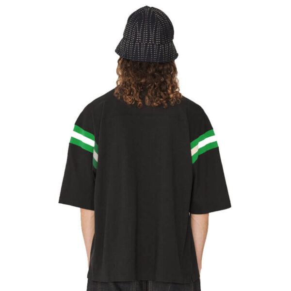 YMC Skate Tee - Black / Green / Ecru