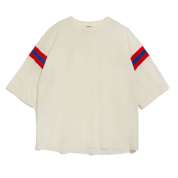 YMC Skate Tee - White / Orange / Blue