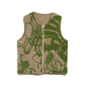 YMC Utah Waistcoat - Sand / Green