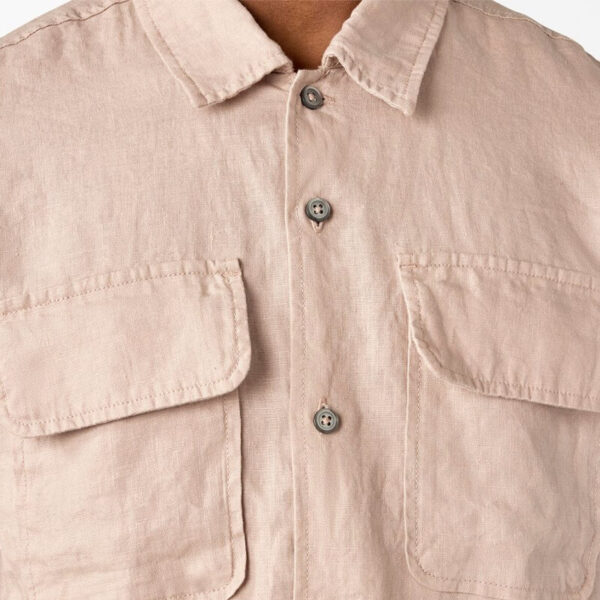DICKIES Linen Work Shirt - Fawn