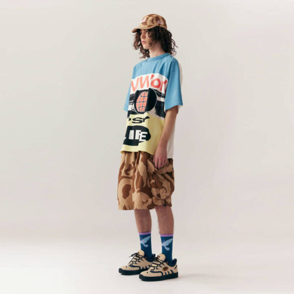 P.A.M. (Perks & Mini) Psy Lif Flag Oversized Tee