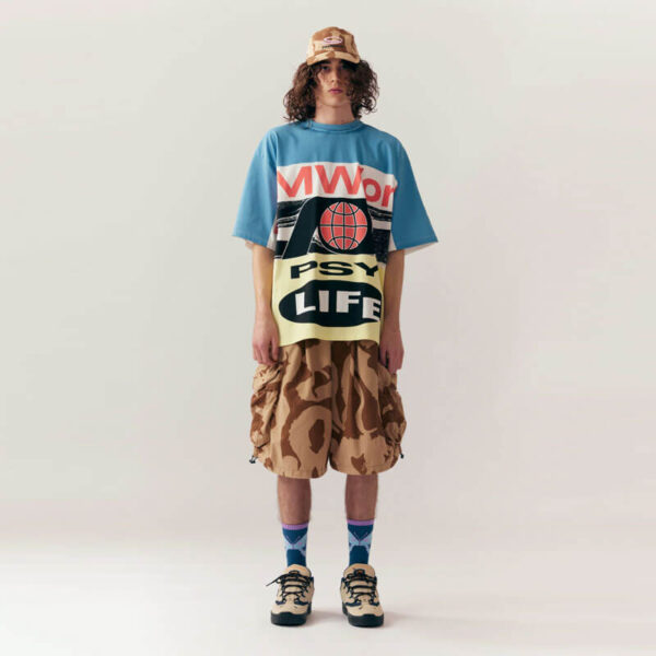 P.A.M. (Perks & Mini) Psy Lif Flag Oversized Tee