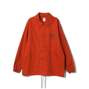 SOUTH2 WEST8 Coach Jacket – Coral Red