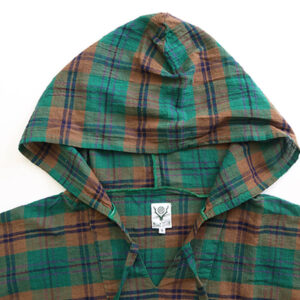 SOUTH2 WEST8 Mexican Parka - Green Tartan