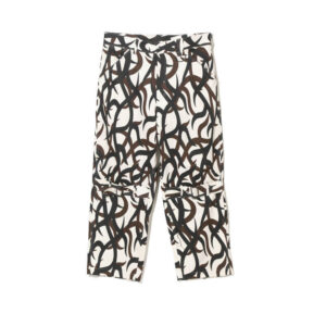 AÏE PTB Pant - Printed Off White