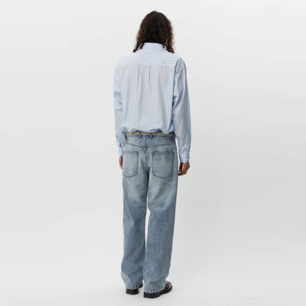 MFPEN Straight Cut Jean - Striped Blue