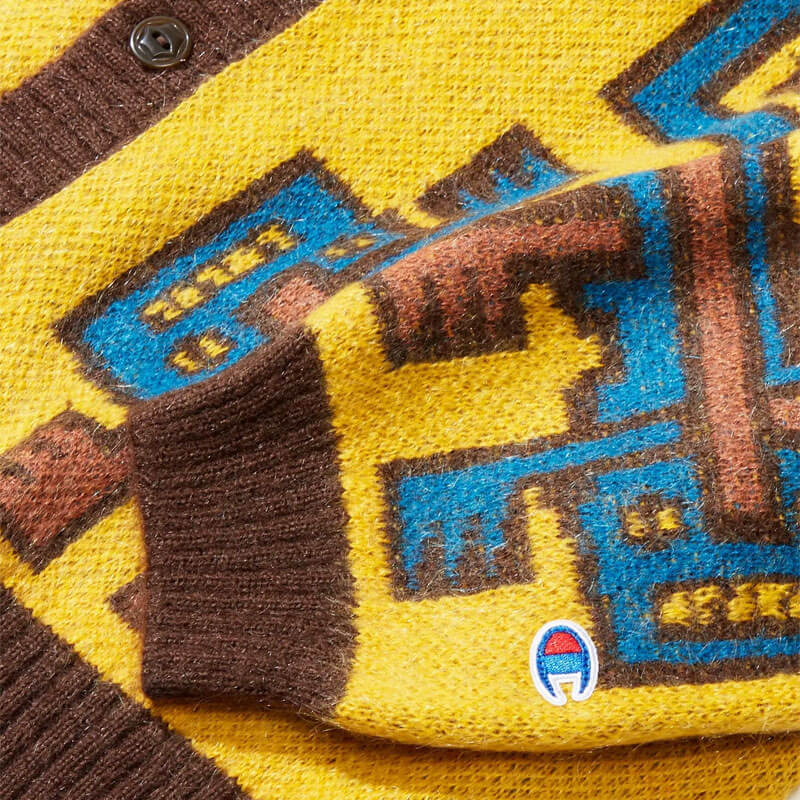 Champion X Angelo Baque Cardigan Yellow Zippers & Cardigans