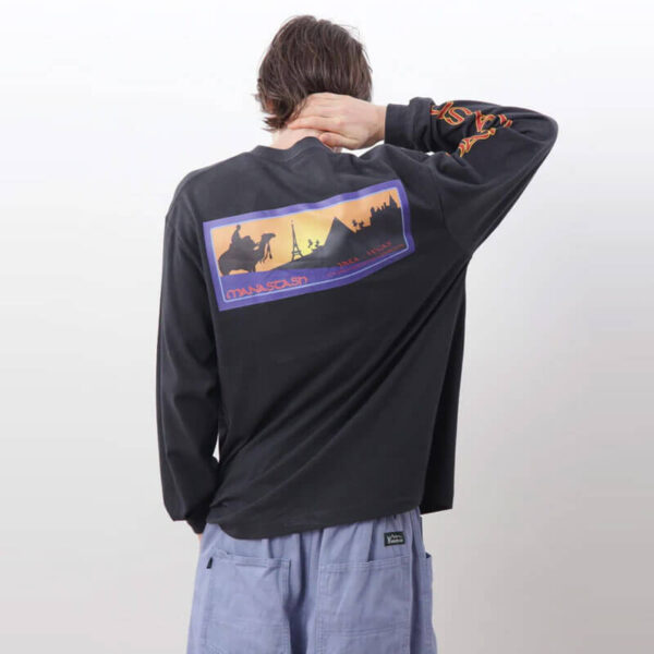 MANASTASH Yaka-Vegas Hemp LS Tee - Black