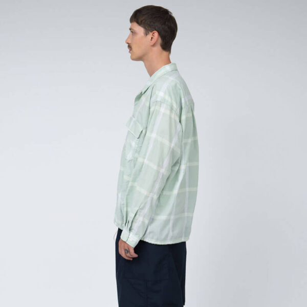 NANAMICA Palaka Check Shirt - Blue