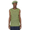トップス Nicholas Daley Hand Knitted Tank Top Nicholas Daley Blue Hand Knitted Tank Top Nicholas Daley