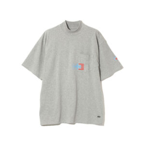 AïE Printed Mock Neck Tee - Grey