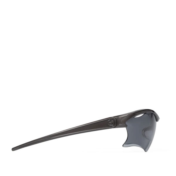 x LE SPECS Pluto Sunglasses - Silver Chrome / Smoke Tint