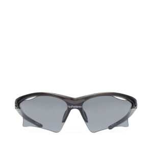 x LE SPECS Pluto Sunglasses - Silver Chrome / Smoke Tint
